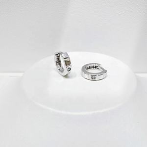 Precio de fábrica, pendientes de aro con lazo de plata de ley 925, joyería fina, sencillos, pequeños, vintage, delicados, hipoalergénicos, para niñas. - Product Image 3