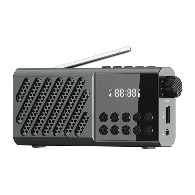Buena calidad de moda Venta caliente suministro de la fábrica mini activa FM AM radio superventas FM Radio para reproducir altavoz