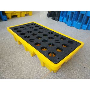 Rongxin Double Drum Leak Proof <b>Pallet</b> Rxpc13068 2000kg Static Load 4 Way Entry For Chemical Storage - Product Image 1