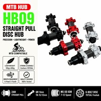 En gros Moyeux arrière de VTT pour freins à disque, Center Lock 6 boulons, axe QR, 6 cliquetis, 6 roulements étanches, 8 à 12 vitesses
