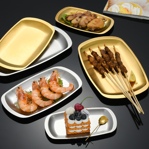 Plateau de barbecue carré en acier inoxydable de style coréen à fond <span class=keywords><strong>plat</strong></span> pour la fête pour la préparation transfrontalière de collations et de marmites - Product Image 4