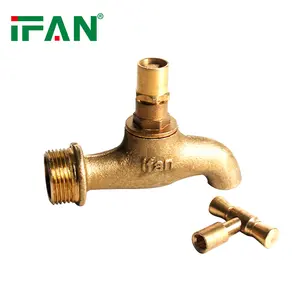 IFAN थोक 1/2 3/4 इंच पाइपलाइन उद्यान नल तितली संभाल Lockable पानी Faucets बंबा
