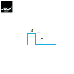 Profilo Angolare in Acciaio Inox JECA <span class=keywords><strong>per</strong></span> Bordi <span class=keywords><strong>Piastrelle</strong></span>, Decorazione Pareti, Finitura 304/316, Produzione Foshan - Product Image 2