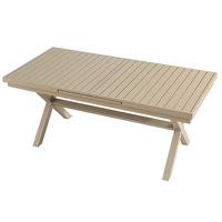 Moderner Leichtgewichtiger Aluminium Klappbarer Teleskopischer Minimalistischer Outdoor-Esstisch für Garten Wohnzimmer Krankenhaus Hotel Nutzung