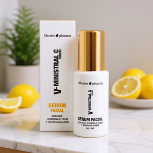 Suero Facial Thader Pharma V-Ministral C con Vitamina C Pura y Proteoglicanos, Libre de Aceites - Product Image 3