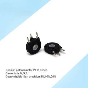 Sinetong โพเทนชิโอมิเตอร์แบบหมุน15มม. PT15N-H2.5 5K 10K 20K 22K 50K 100K phier PCB Rheostats - Product Image 4