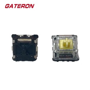 Interrupteurs mécaniques pour clavier de jeu <span class=keywords><strong>GATERON</strong></span>, interrupteurs optiques, argentés, blancs, rouges, bleus, jaunes, bruns, noirs - Product Image 2