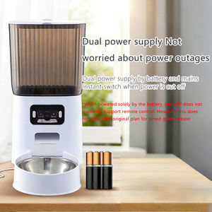 2026 Smart Pet <b>Feeder</b> with WiFi Camera <b>Slow</b> Food Manual Stainless Steel Quadrate Cat Food Dispenser Dog Bowls - Product Image 2