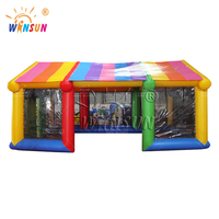 Winsun Nouveau design Tente gonflable de fête pub club commerciale transparente colorée personnalisée