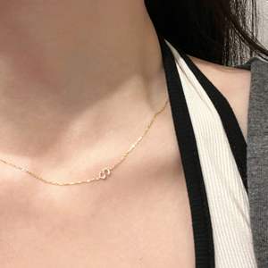 S92 Pure <b>Silver</b> Full Diamond Letter S <b>Necklace</b> High-End Fashion Blogger Minimalist Design Collarbone Sweater <b>Pendants</b> Charms - Product Image 4