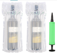 Sac à colonnes d'air PA/PE, emballage gonflable de protection pour biberons et bocaux en verre