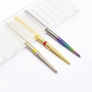 Hot! Silver Gold Nail <b>Drill</b> <b>Bit</b> Hot Carbide Bur Manicure Cutters Cuticle Clean Nail <b>Drill</b> Accessories Care Tools - Product Image 5