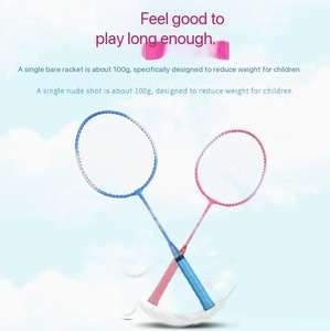 Raquettes de <span class=keywords><strong>badminton</strong></span> ultra-légères spéciales pour enfants de 3 à 12 ans, élèves du primaire, enfants de maternelle, ensemble parent-enfant - Product Image 3