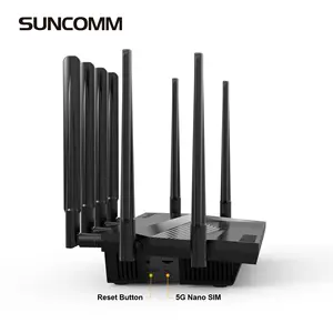 New SUNCOMM SE06 Home 4G 5G Router WiFi 6 High-speed Internet RG520N-GL IPQ5018 5g Router With Sim Card Slot