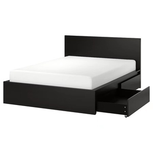 Wholesale High Quality Modern Bedroom Furniture <strong>Solid</strong> <strong>Wood</strong> Cheap Wooden <strong>Box</strong> <strong>Bed</strong> Designs Storage <strong>Bed</strong> with <strong>Box</strong> and Drawer - Product Image 4