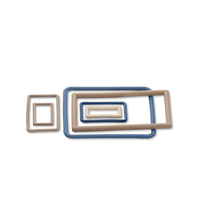 Gasket Elastomer Konduktif Nikel Aluminium yang Digunakan pada Peralatan Elektronik, Gasket Padat Konduktif Listrik yang Dipotong Secara Die Cutting