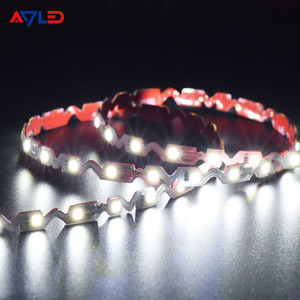 DIY 12V Zigzag <b>Led</b> <b>Strip</b> Snake Shape S Type 72Led 6mm 7.2W/M 360° Bendable S Shape <b>Strip</b> IP20 IP65 For Commercial Signage Letter - Product Image 3
