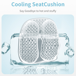 Cojín de Gel para Asiento de Oficina/Coche Anjuny con Certificación CE, Espuma Viscoelástica, Gel Refrigerante 3D en Forma de Panal para la Espalda Baja, Ventilación - Product Image 5