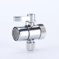 Vanne de dérivation avec aérateur G1/2 "filetage femelle RO tube adaptateur de robinet connecteur de dérivation d'eau robinet de filtre à eau de comptoir