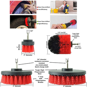 Kit de brosses de <span class=keywords><strong>lavage</strong></span> de <span class=keywords><strong>voiture</strong></span>, 17 pièces, offre spéciale sur <span class=keywords><strong>Amazon</strong></span> - Product Image 4