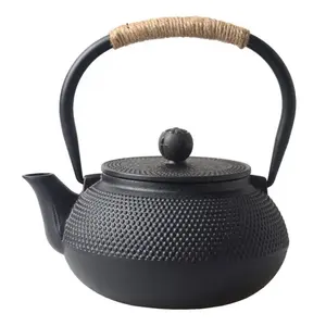 搪瓷中国铸铁茶壶，激光标志铸铁茶壶/茶壶