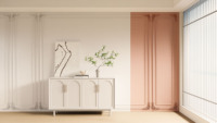Panneau mural décoratif moderne en MDF sur mesure - Usage domestique - Projet de villa et d'appartement urbain - Solution complète pour la maison sur mesure