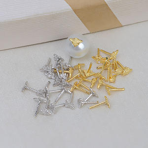 10 perles en argent S925 à faire soi-même, forme d'abeille, cache-trou, petite fleur baroque, perle de chapeau, perle à traverser le trou, matériel pour la fabrication de bijoux 1953 - Product Image 2