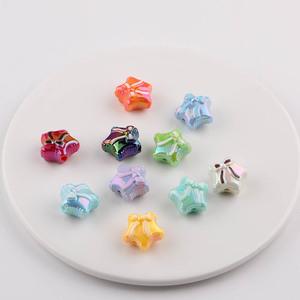 Acrylic Star <b>Beads</b> UV Plated For Jewelry Making DIY Accessories 35404 - Product Image 5