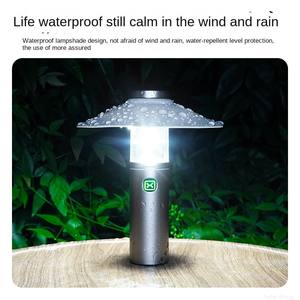 Outdoor Portable IP54 Waterproof Aluminum+ABS <b>LED</b> Spotlight Camping Tent <b>Torch</b> <b>Light</b> Hanging Dimmable Atmospheric Camping - Product Image 6