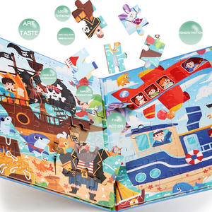 Aimant de dessin animé dinosaure Match Puzzle livre enfants éducation précoce illumination aides pédagogiques jouets pour enfants garçons filles - Product Image 3