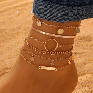 STL003 Vente en gros de perles <span class=keywords><strong>Bracelet</strong></span> de <span class=keywords><strong>cheville</strong></span> perlé sur mesure Bracelets de <span class=keywords><strong>cheville</strong></span> pour femmes - Product Image 6