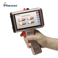 Impresora de Tarjetas de Visita Phezer PRX-680, Impresora de Inyección de Tinta para Codificación, Portátil, Multicolor, Tinta Solvente, Fácil de Operar