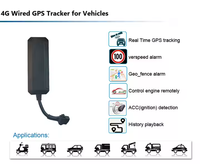 Rastreador GPS para Vehículos con Corte de Combustible Remoto por Cable, Detección ACC, Compatible con APP Android e iOS, para Vehículos Eléctricos, APP GPSONE
