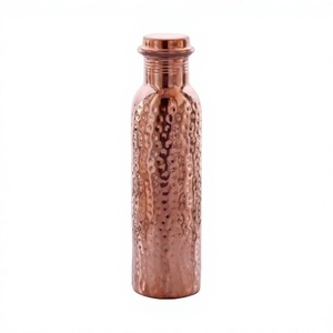 Pure <b>Metal</b> Ayurvedic Copper Eco-Friendly Water <b>Bottle</b> Supporting Healthy Morning Water <b>Drinking</b> Habits for Office Living Room - Product Image 1