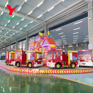 <span class=keywords><strong>Parque</strong></span> de Atracciones para niños, <span class=keywords><strong>parque</strong></span> infantil, <span class=keywords><strong>bomberos</strong></span>, juego mecánico, pista eléctrica, tren para carrusel - Product Image 2