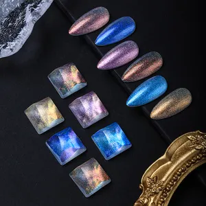 Set di smalto per unghie in Gel alla moda Set di 6 pezzi da 10ml di Glitter luccicante con smalto Gel UV