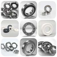 Roulements à billes personnalisés haute vitesse en acier chromé GCr15 15x35x11mm 6201 6202 6203 6204 à gorge profonde pour moto