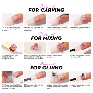 JTING - Gel Constructor Sólido en 6 Colores, 15 ml, Antiadherente, para Esculpir Uñas en 3D, Esmalte de Gel para Arte de Uñas, Extensión de Uñas en Salón - Product Image 6