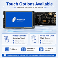 Für 7-Zoll 800*480 Hochhelligkeits-Smart-Home-HMI-Touchscreen-Panel Resistiver Touch-TFT-LCD-Bildschirm