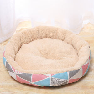 Caseta de lana de oveja para mascotas, divertida cama cálida Simple para perros - Product Image 3