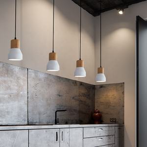Lámpara de isla de cocina moderna para decoración del hogar, 1 Luz de 240 voltios, edison <span class=keywords><strong>blub</strong></span> zhongshan, lámpara colgante de cemento interior de hormigón - Product Image 3