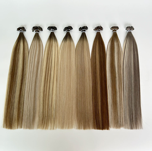 ผมต่อแบบปลายแบน เคราติน เวอร์จิ้น แท้ 100% ผมแท้แบบ Double Drawn  ชนิด K-Tip, I-Tip, Nano, U-Tip และแบบปลายแบน - Product Image 5