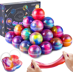 Boules de slime Galaxy en gros, slime beurre pour enfants, jouets sensoriels non toxiques, cadeaux de fête, récompenses pour la classe - Product Image 1