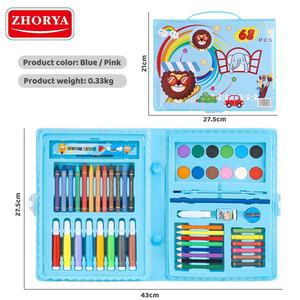 Zhorya Zeichnen Kunst-Spielzeug Malerei-Set Diy 68 Stück Kinder Zeichnen Kunst Malerei-Set für Kind - Product Image 5