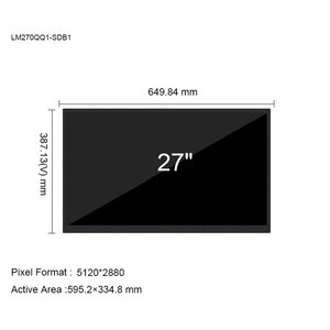 Pannello LCD Originale <span class=keywords><strong>L</strong></span> G 5K da <span class=keywords><strong>27</strong></span>'' 5120*2880 Modulo Schermo LM270QQ2-SPA3 LM270QQ1-SDA2 LM270QQ2-SPA1 LM270QQ1-SDC1 per Monitor LCD - Product Image 4
