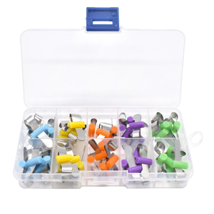 50 Piezas de Bandas de Matriz Dental, Anillos de Matriz Metálicos Seccionados y Contorneados, Herramientas de Ortodoncia, Colores Surtidos - Product Image 1