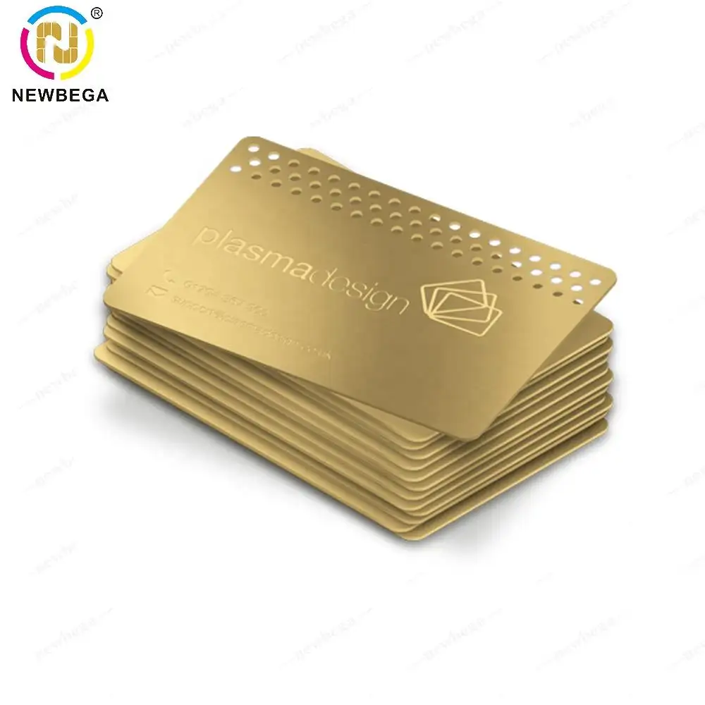 بطاقات أعمال معدنية ISO 14443 RFID، بطاقات NFC معدنية سادة للبيع