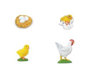 Материалы Монтессори, детские игрушки на заказ, мини-курица, упаковка, цветные пластиковые цветные предметы жизненного цикла-цыпленок - Product Image 6