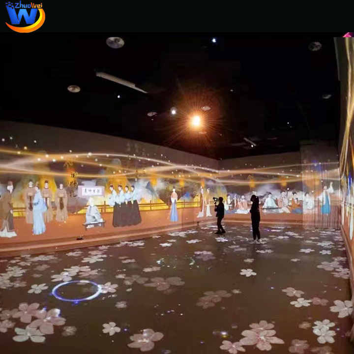 360 Interactive Projection Wall Immersive Projection Mapping Virtual ...