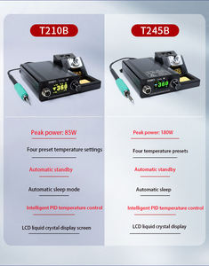 Estación de Soldadura Eléctrica Digital T210 de 85W con Apagado Automático, Plataforma de Soldadura para Reparación de Teléfonos Móviles, Calentamiento y Fusión de <span class=keywords><strong>Estaño</strong></span> - Product Image 6